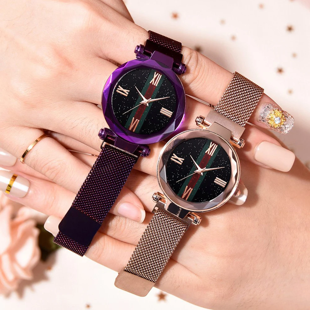 

Luxury Women Wrist Watch Magnetic Starry Sky Ladies Watches Female Clock Quartz Wristwatch Fashion reloj mujer relogio feminino