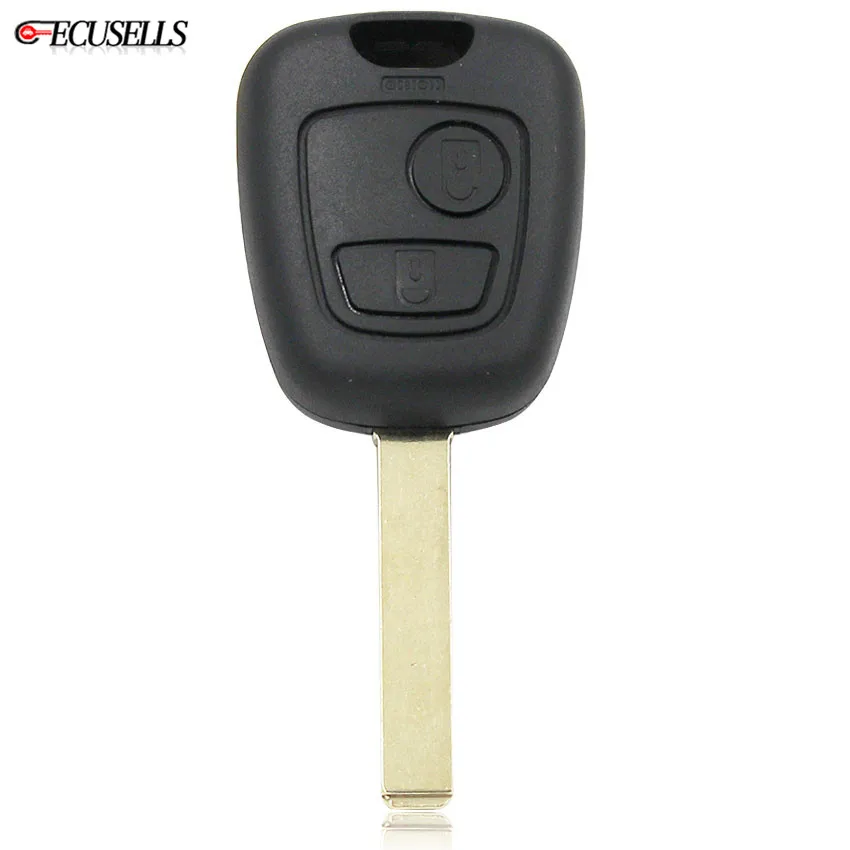

2 Button Remote Car Key Shell Case Housing Uncut Blade without Groove for Citroen C1 C2 C3 / Pluriel C4 C5 C8 / Xsara Picasso