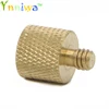 10pcs/lot 3/8 inch Female to 1/4 inch Male Tripod Thread Reducer Adapter Brass Copper For Camera tripod Diameter of screw 1/4' 1
