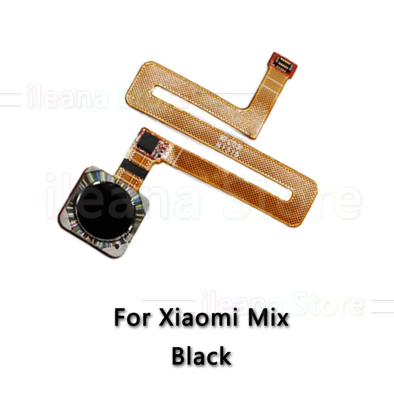 Оригинальная задняя кнопка домой датчик отпечатков пальцев гибкий кабель для Xiaomi Mi Mix 2 2s Запчасти для телефонов - Цвет: For Xiaomi Mix Black