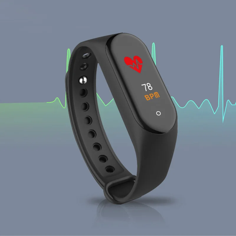 M4 умный браслет IOS умный браслет с заменяемыми ремнями смарт-браслет ...