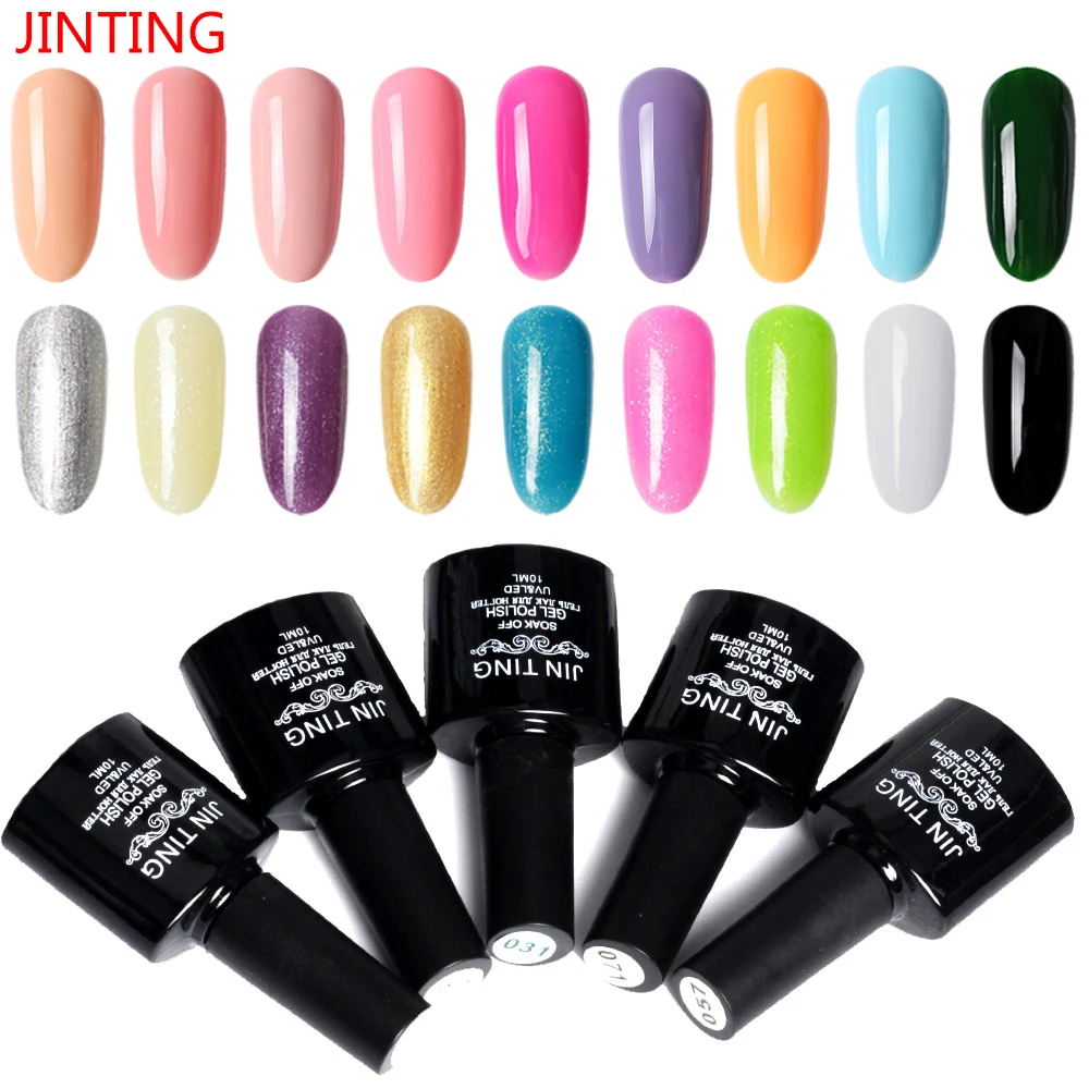 Гель лак для ногтей JINTING 36 цветов дизайна DIY дизайн длинный ластиг замачиваемый УФ