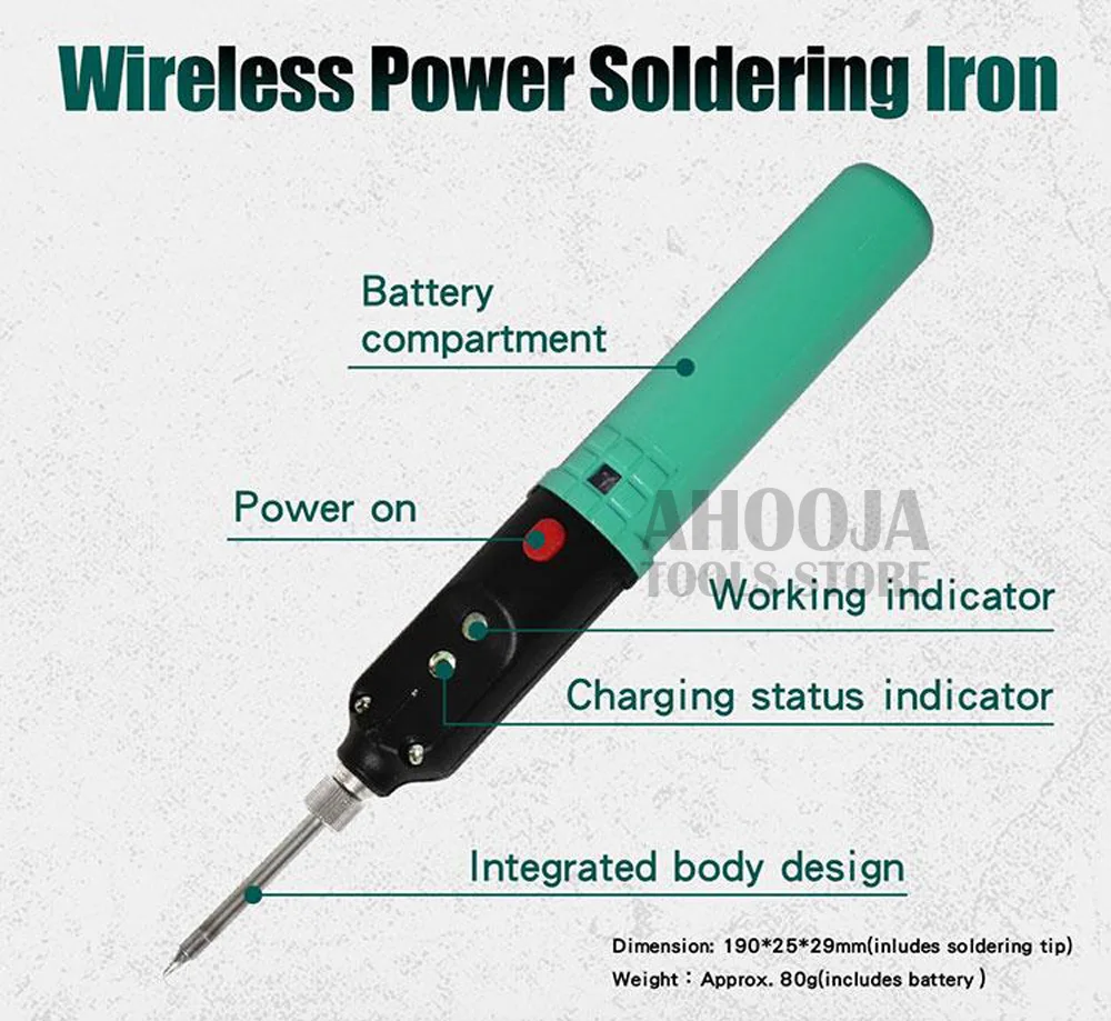 Pro'sKit SI-B166 беспроводной USB Электрический паяльник для электронного ремонта сварочная ручка электрический сварочный инструмент паяльник