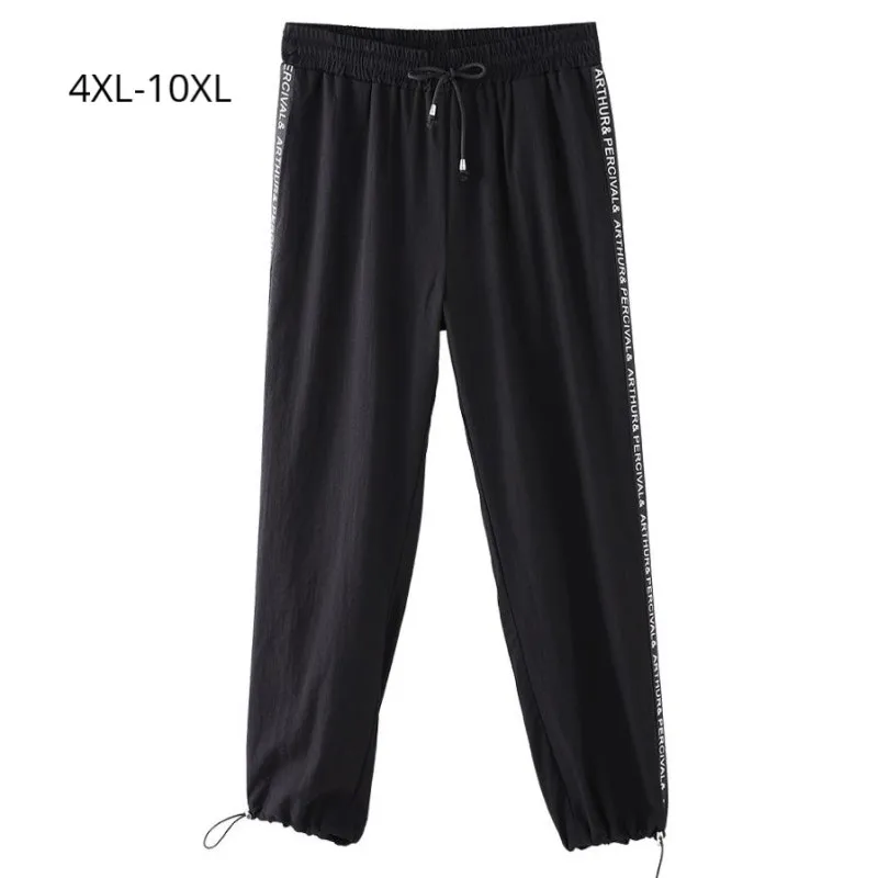 

Womens Plus Size 10XL 8XL 6XL 4XL Ankle-length Summer Pants Feminina Elastic High Waist Pencil Pant Womens Casual Trousers