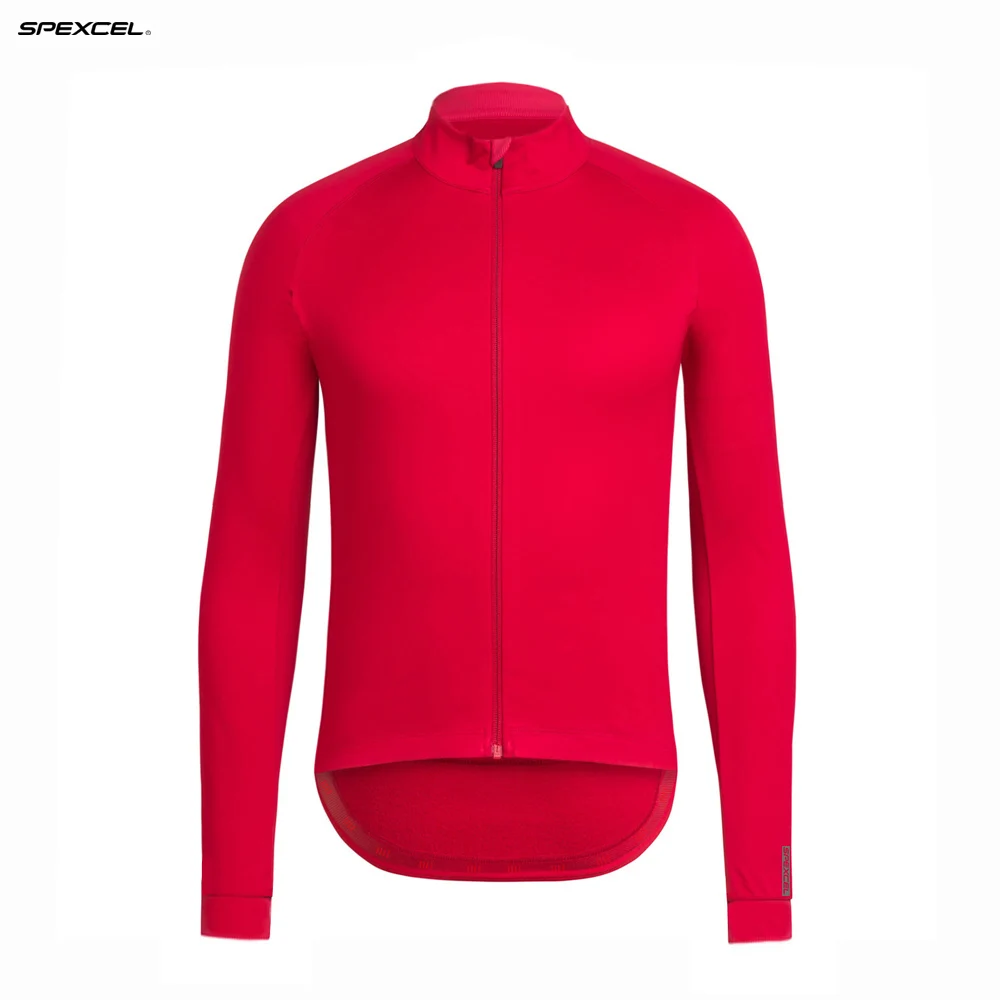 

2017 SPEXCEL red soft shell top quality Winter Windproof for 0 degree Jacket Winter thermal fleece Cycling jacket bicycle gear