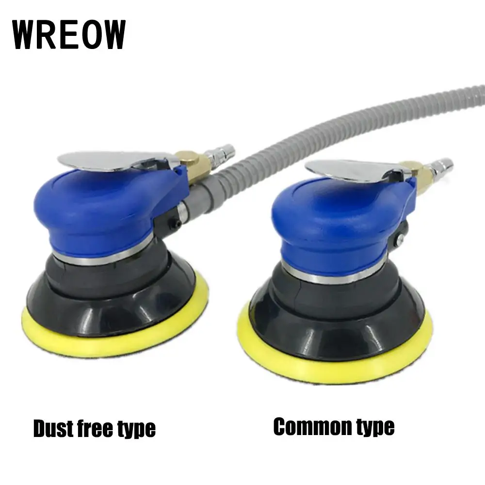5 Inch Dust Free Type Pneumatic Polisher Air Eccentric Orbital Sanders