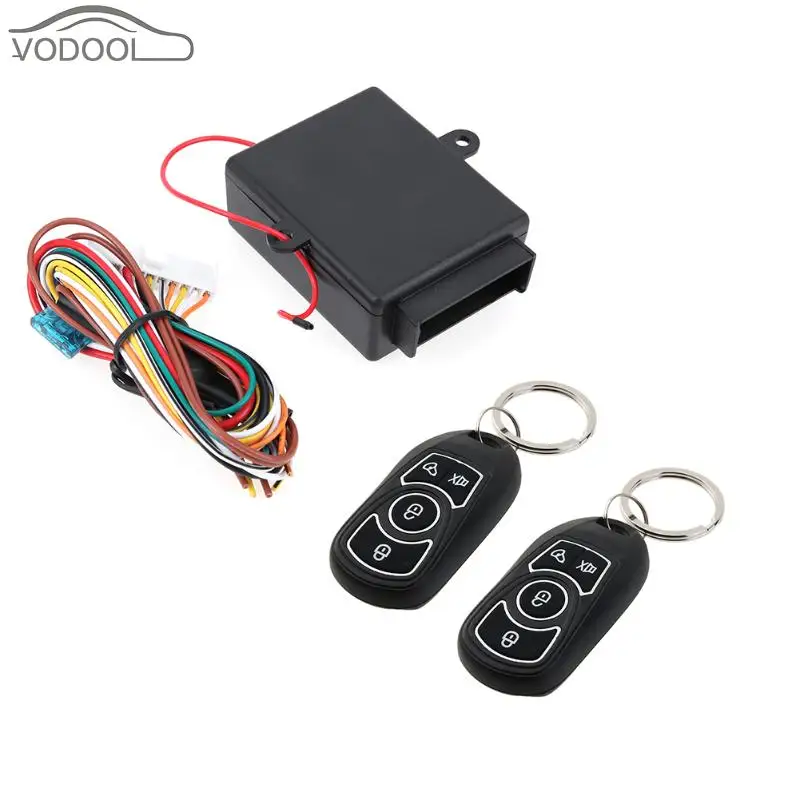

Universal Auto Car Remote Central Door Lock Keyless Entry System Kit Automobiles Alarm System with 2 Remote Controllers