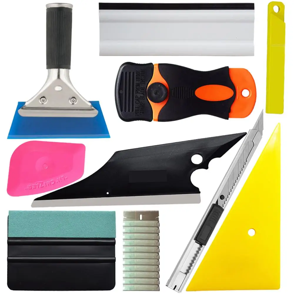 

Vinyl Tinting Tools Auto Wrapping Squeegee Cutting Art Knife Razor Scraper Snow Shovel Glass Cleaner Window Water Wiper K106