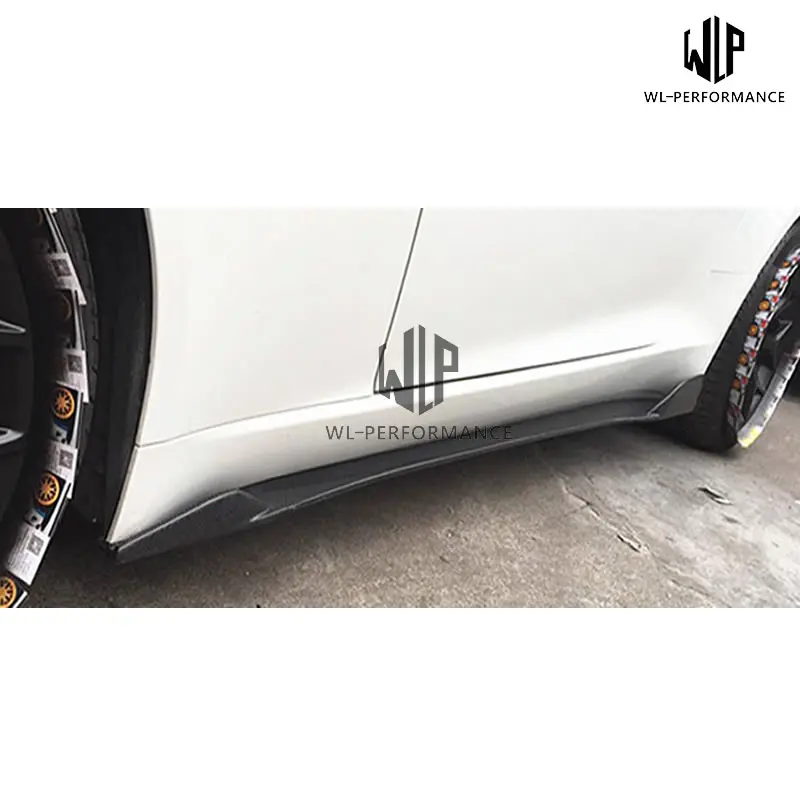 F-TYPE 3,0 углеродное волокно Авто набор внешних комплектующих к автомобилю задний диффузор боковые юбки Передние Губы автомобиля Стайлинг для Jaguar F-TYPE-up