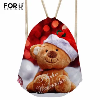 

FORUDESIGNS Men Women Drawstring Bags Polyester String Backpacks Casual Shoes Beach Bags Light Promotional Bag Girls Travel Bag