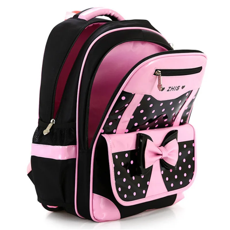 Детские школьные сумки для девочек с бантом; милый съемный рюкзак на колесиках; детская дорожная сумка для багажа; школьная сумка; Mochilas Escolares