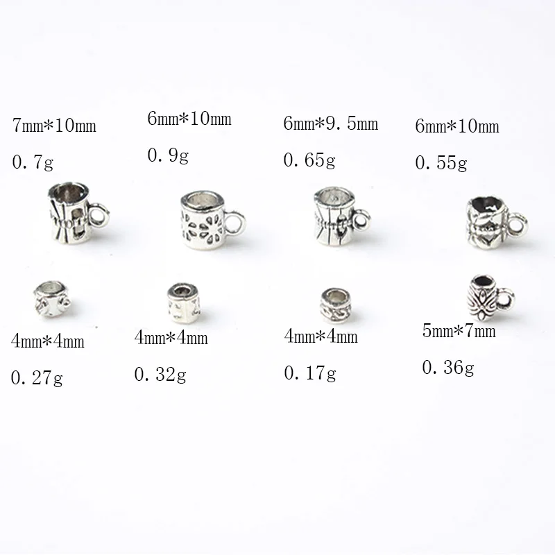 

Lan li Zinc alloy Pendant Clip Clasp Connectors for Bracelet Necklace Jewelry Making