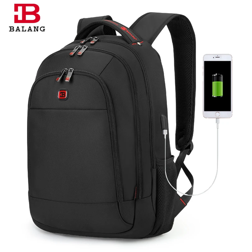 2019 BaLang Men School Backpack for Teenagers Fashion Backpack Male Waterproof for 17 inch ...