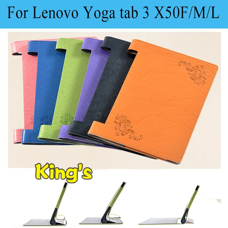 Новейший чехол в цветочек для Lenovo YOGA Tab3 x50 x50m x50l x50f из искусственной кожи 3 подарка