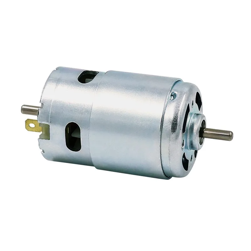 

895 double shaft motor high power 12V24V DC high torque motor double ball bearing high speed 775 upgrade
