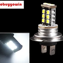 2X автомобиля H7 15 Вт 2835 DRL Противотуманные фары/вождения 800LMS Алюминий высокой мощности супер белый светодиодный свет