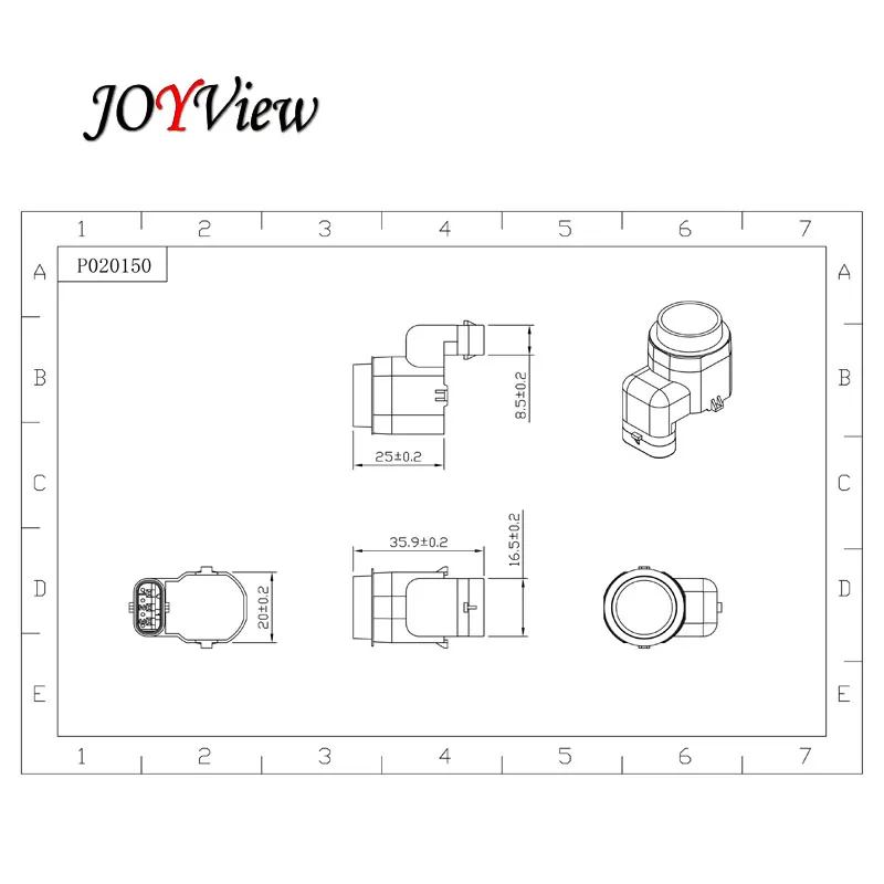 P020150 PDC/парковка Сенсор для Audi A1/A3/A5/A6/A7/A8/S5 /Q5/Q7/TT, 4 шт. в партии