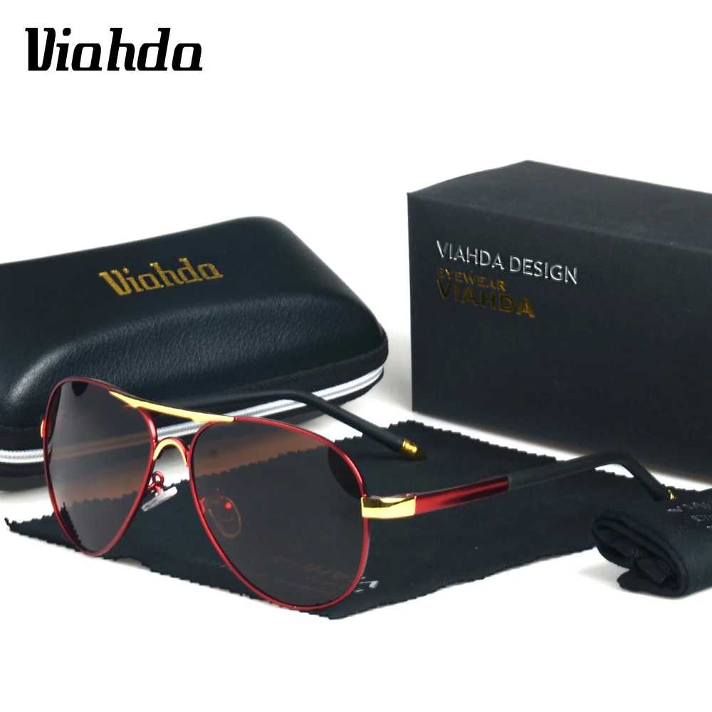 

VIAHDA Classic Brand Sunglasses Women Polarized Fashion Sun glasses Coating Lens Driving Shades For Men/Wome