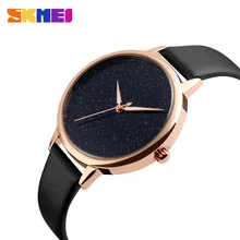2018 Hot Sales Watch Women Clock Dress Women’s Watches skmei Brand Casual Leather Quartz Watch Analog Ladies Wrist Watches Gifts