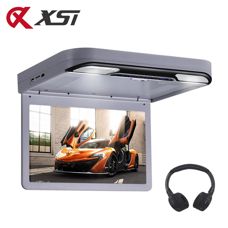 Автомобильный потолочный монитор XST 13 3 дюйма с креплением на крышу откидной