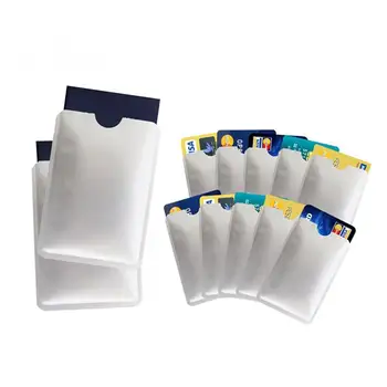 

Blank of 2000pcs Anti Rfid Blocking Bank Card Holder ID Bank Card Case Rfid Protection Metal Credit Card Holder Aluminium
