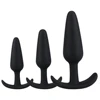 S/M/L 100% Silicone Anal Plug Butt Plug No Vibration Male Prostate Massager G Spot Adult Sex Toys for Men Woman Gay 3 Size 1