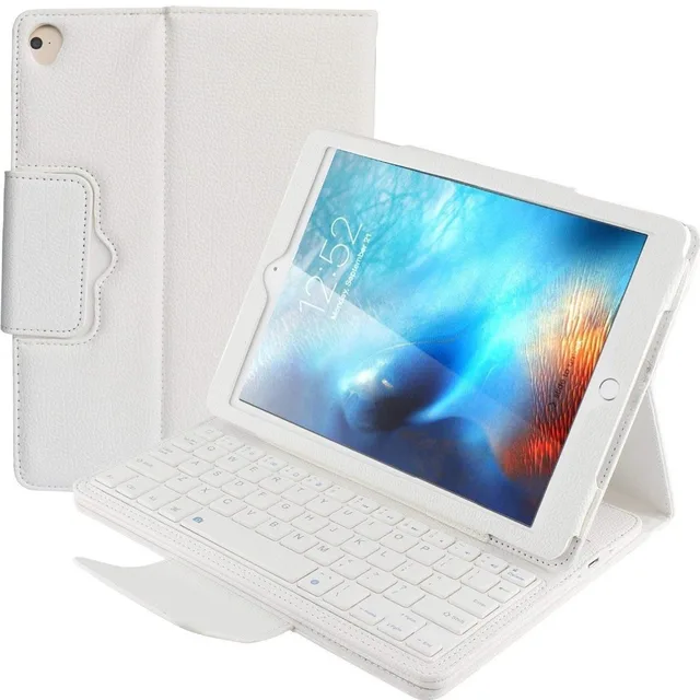 Best Offers Case for iPad Air/Air 2/Pro 9.7 2016/for iPad 9.7 2017/2018 Folio ProtectiveCase+wireless Bluetooth Keyboard leather Tablet Case
