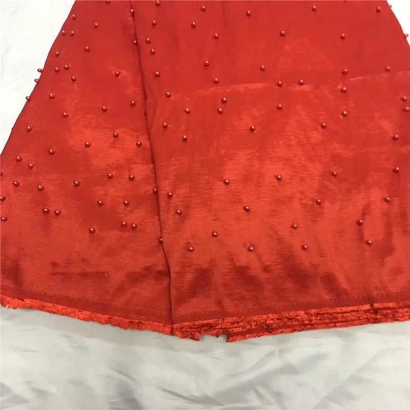 

YJ!African George Lace Fabric with Beads African George Wrapper High Quality African George Fabric for Dress ! L60721
