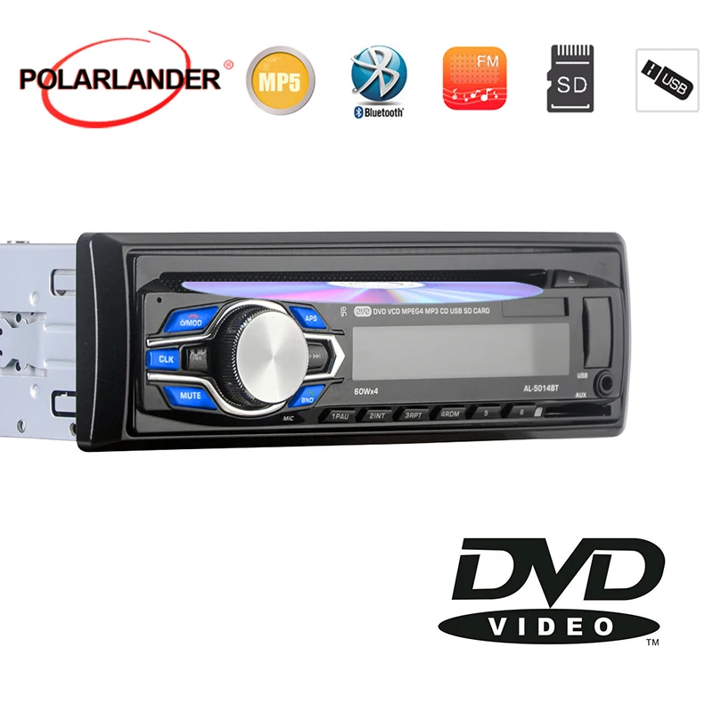 Новинка автомобильный DVD VCD CD MP3 радио плеер в одном din Размер Автомобильная Стерео