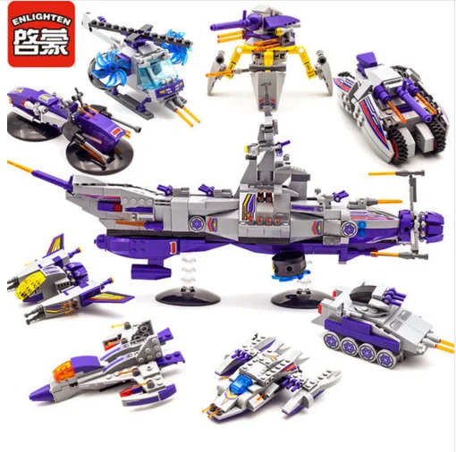 Enlighten Models Building toy Compatible with Lego E1402 683pcs Space War Blocks Toys Hobbies For Boys Girls Model Building Kits Enlighten Models Building toy Compatible with Lego E1402 683pcs Space War Blocks Toys Hobbies For Boys Girls Model Building Kits