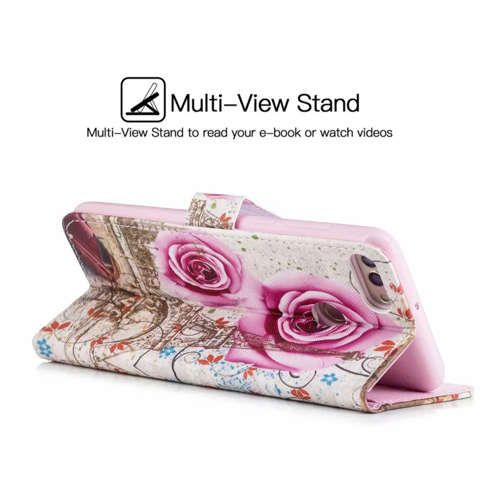 Retro Patterns PU Folio Leather Case Magnetic Flip Cover For Huawei Y9 2018 Capa Card Slots Stand Fundas For Huawei Enjoy 8 Plus (1)