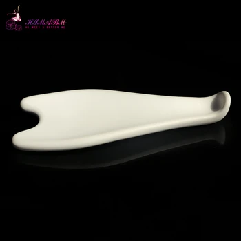 

HIMABM Chinese Ceramic guasha board massage tool facial treatment scraping tool for body massage health beauty care