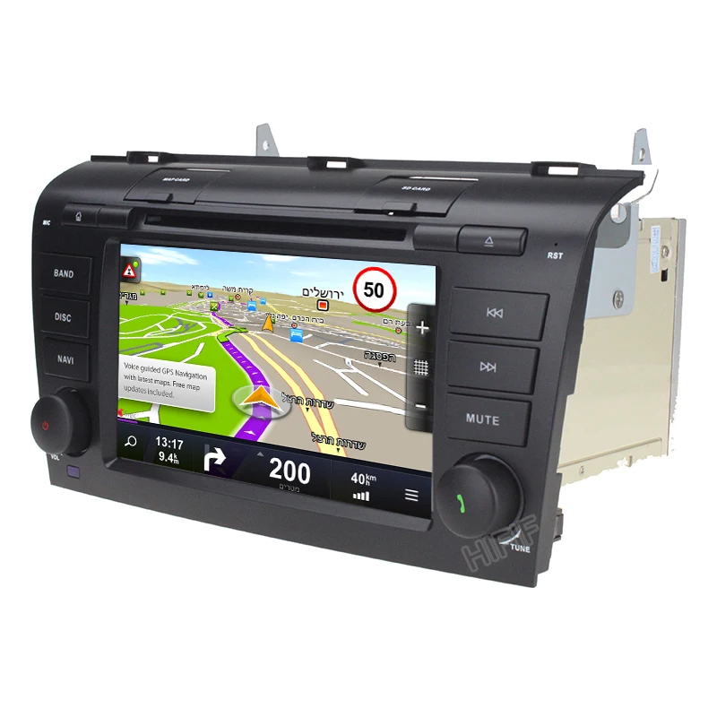 Автомобильный DVD плеер с GPS навигацией радио RDS BT 4 Гб ОЗУ 64 ПЗУ двухъядерный