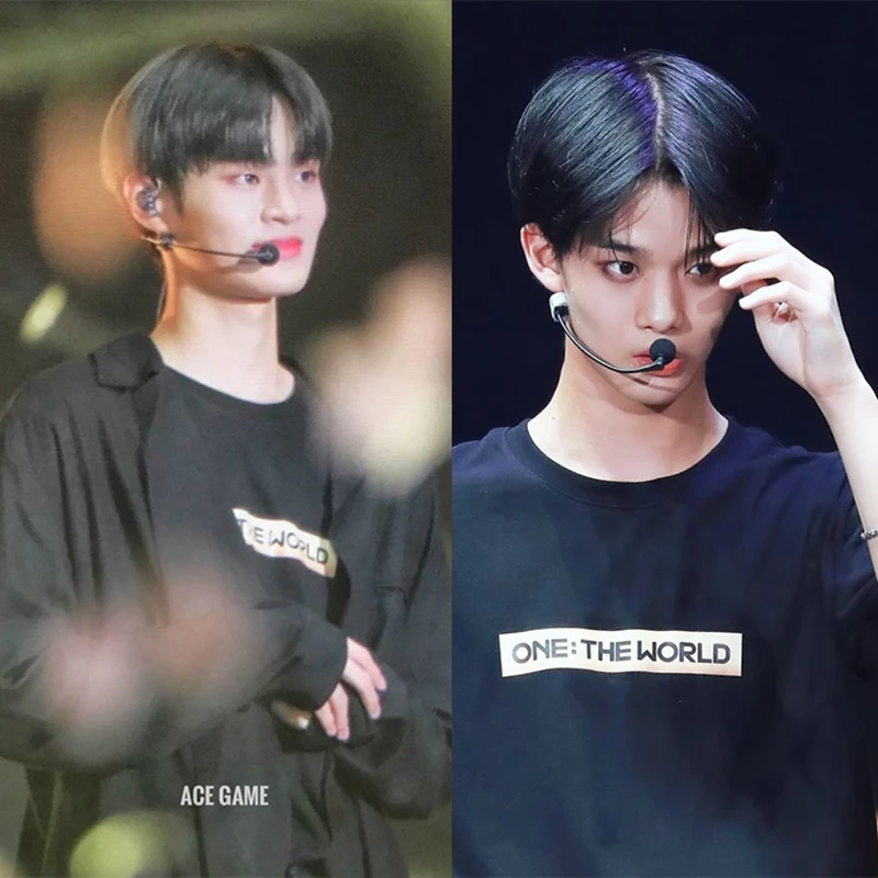 KPOP Wanna One men tshirt ONE THE WORLD Concert Fan Support Short sleeve unisex summer T-shirt causal Tee Tops New (4)