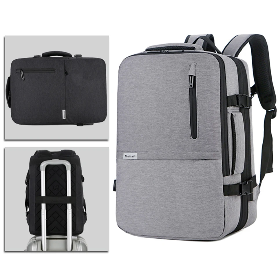

Large Laptop Backpack Anti Theft Women Men Bagpack Mochila Notebook Male Backpacks 17 USB Charger Travel Business Back Pack Bags