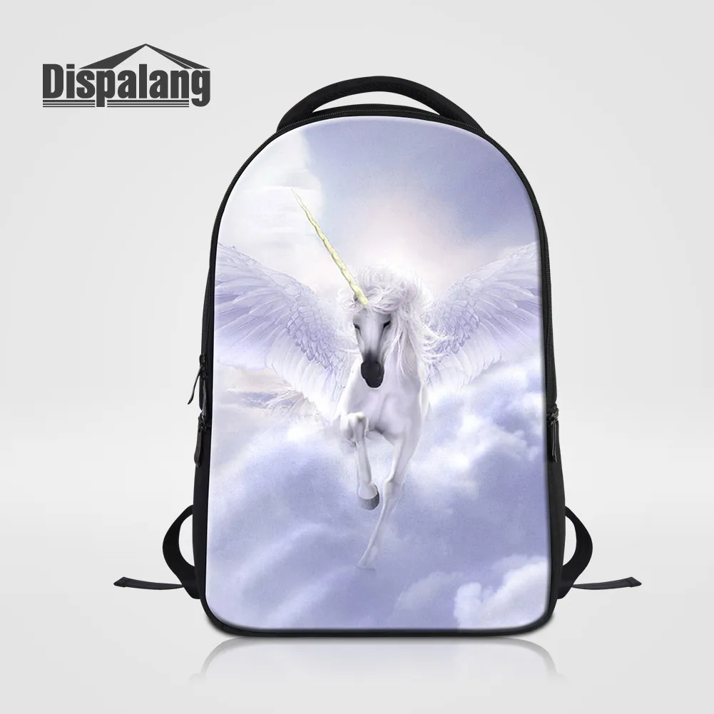 

Dispalang Fantastic Unicorn Printing Backpack For Laptop Women Men's Fashion School Bags Rucksack For Teenage Girls Boys Mochila