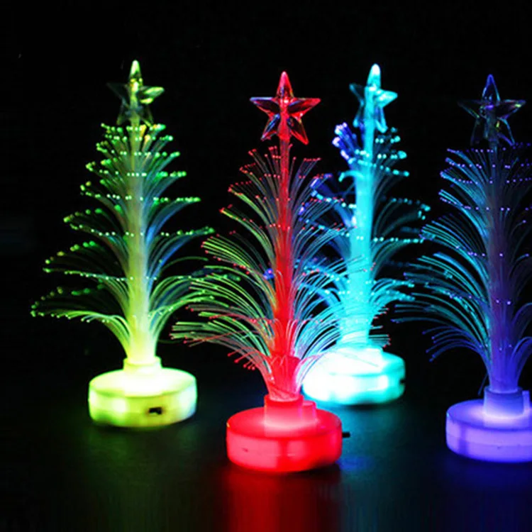Table Decor Accessories Supplies Christmas Tree Stickers Decoration Living Room Light up Toys kids Led Flash