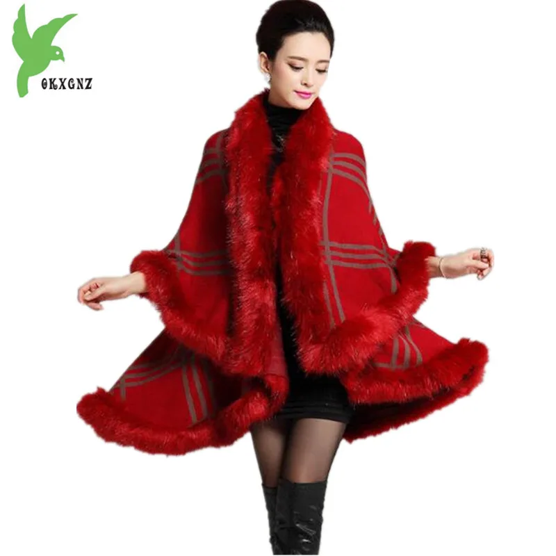 ^*Best Offers New Fashion Spring Autumn Winter Women's Knit Shawl Coat Lattice Pattern Imitation Fur Cape Cardigan Elegant Jacket OKXGNZ A846 ^*Best Offers New Fashion Spring Autumn Winter Women's Knit Shawl Coat Lattice Pattern Imitation Fur Cape Cardigan Elegant Jacket OKXGNZ A846