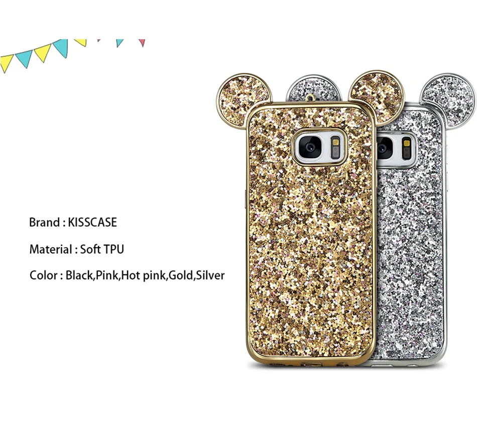 Glitter TPU Phone Case For iPhone 7 6S Plus 5 (2)