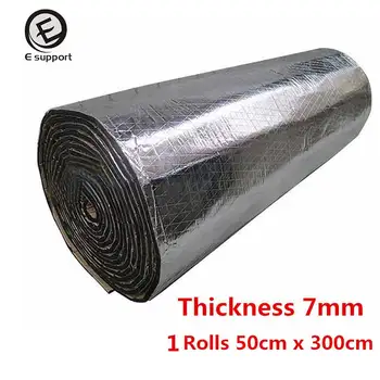 

100%New Aluminum Foil Car Body interior SoundProofing Deadening Heat Insulation Acoustic Foam Glass Fibre Automotive Accessories