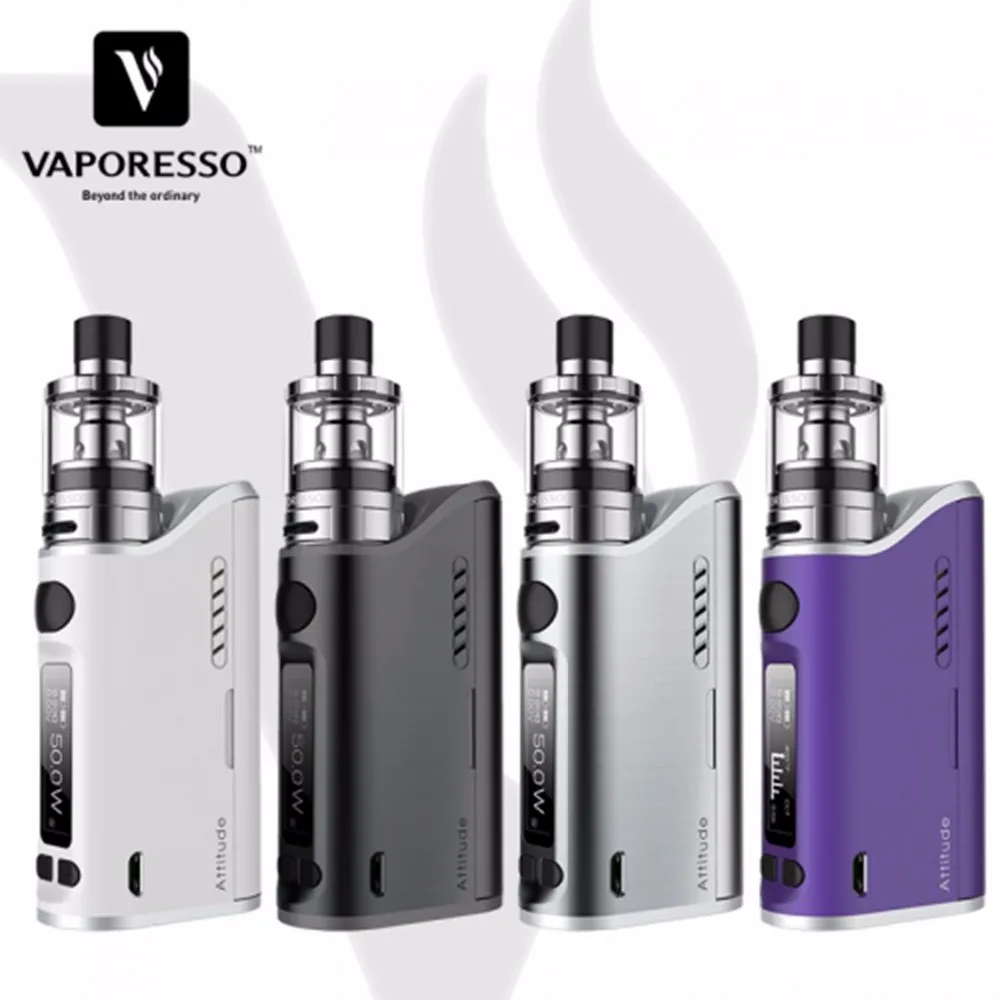 Vaporesso Attitude набор euc 80 Вт электронная сигарета коробка мод Vape электронная сигарета Estoc Танк испаритель CCELL керамическая катушка без батареи