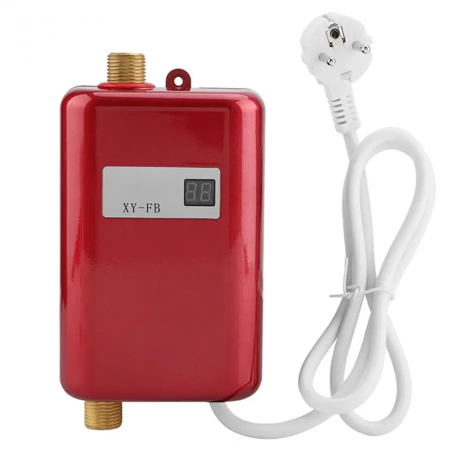 Горячая 220 V 3400 W Электрический домашний обогреватель воды мгновенный безтанковый водонагреватель для внутреннего душ кухня ванная комната Водонагреватель