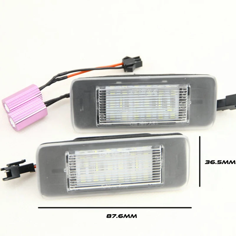 2x Белый 18 SMD светодиодный светильник номерного знака для Opel Vauxhall Astra J Sports Tourer Estate Zafira Tourer C