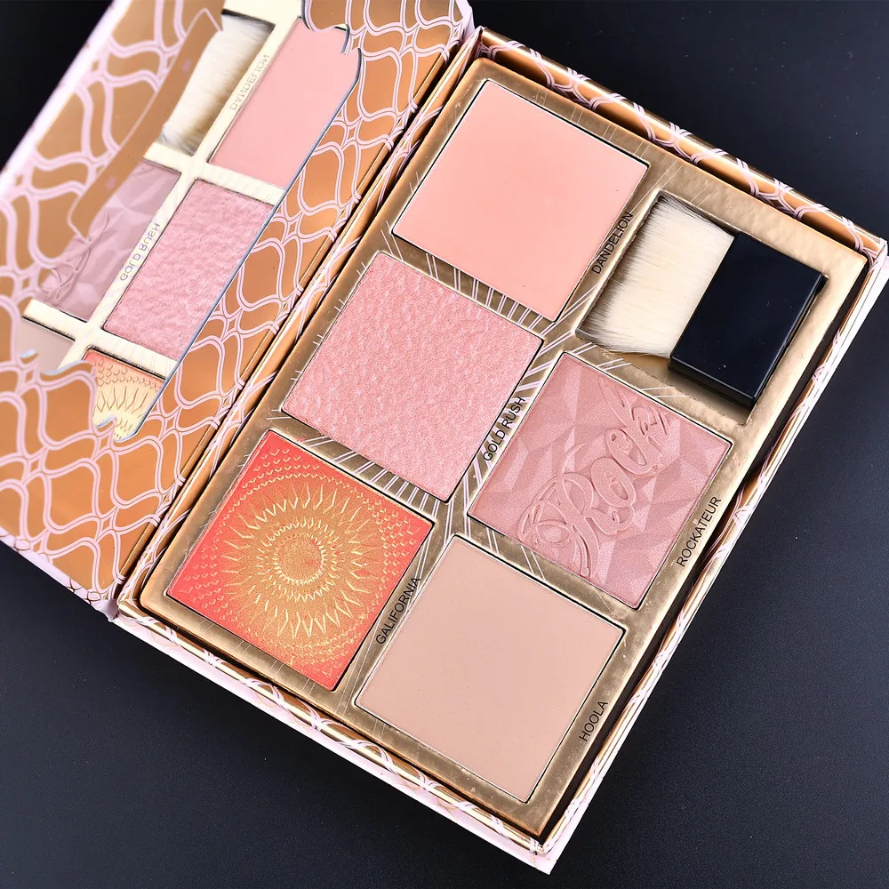 2018 Makeup Blush Bar palette FACE POWDER PALETTES COMPARISON Rockateur