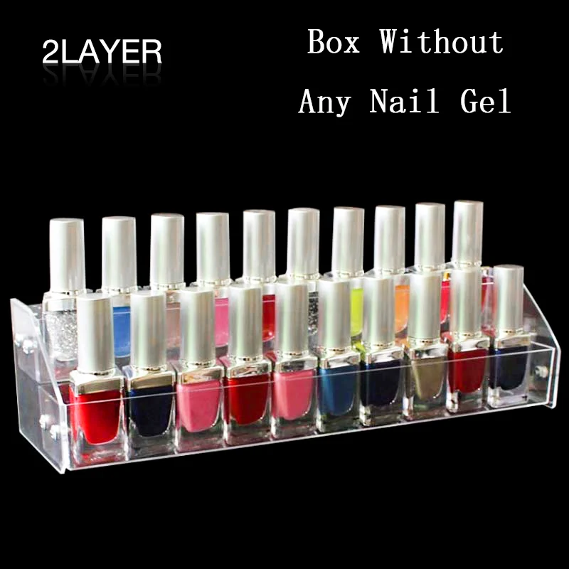 5-7 Tiers Well-packed Nail Polish Rack Display Holder Box Stand Case  Lipstick Organizer Storage Box Acrylic For Nail Art Display - AliExpress
