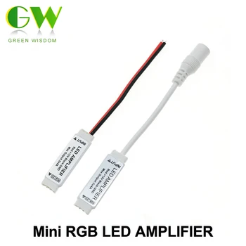 

RGB LED Strip Amplifer DC12V 3*4A Mini LED Amplifier for RGB LED Strip Power Repeater Console Controller.