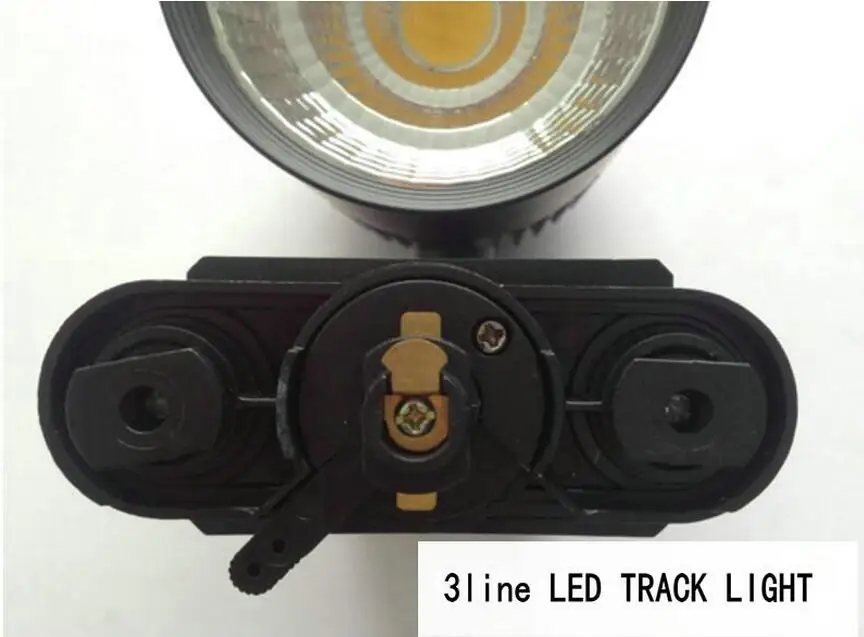 Высокая мощность 2 линии 3 4 CREE LED свет трека 35 Вт COB рельсовый трек пятно света