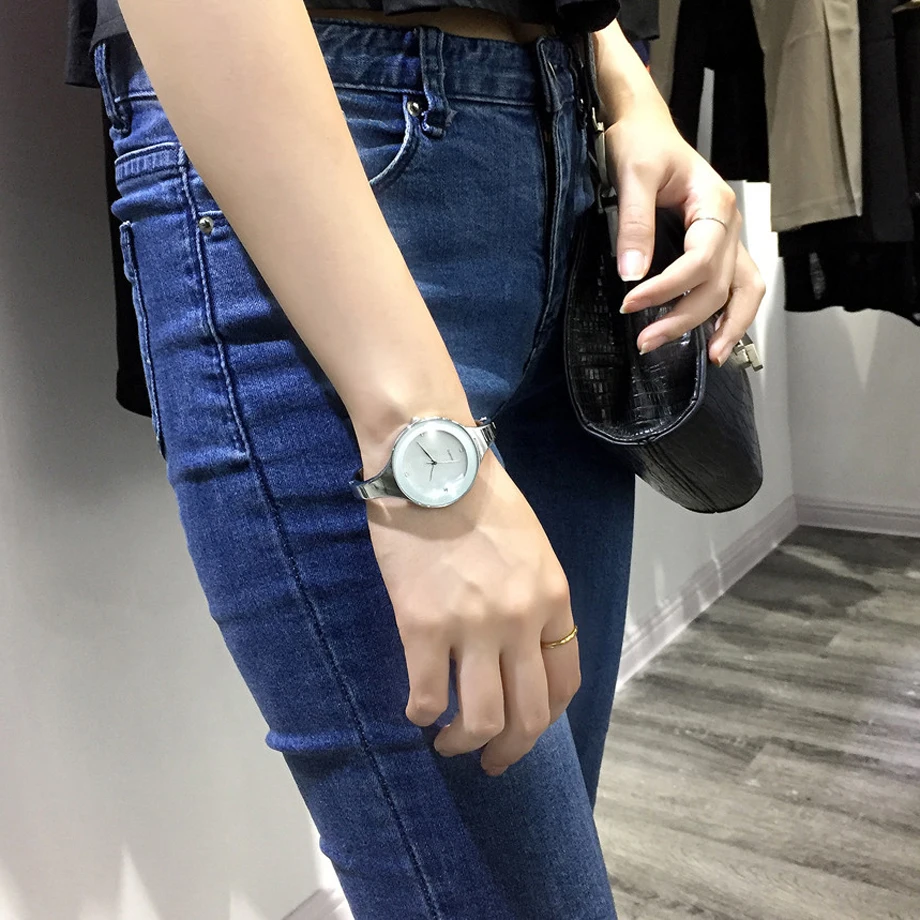 GEEKTHINK Luxury Brand Fashion Quartz Watch Women Ladies Stainless Steel Bracelet Watches Casual Clock Female Dress Gift Relogio