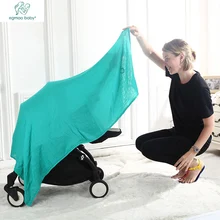 Buy Muslin Blanket Swaddle Baby Sleeping Bag Wrapped Bath Shower Towel Fiber Baby Swaddle 120*120 cm High Quality And Soft  For Baby Free Shipping