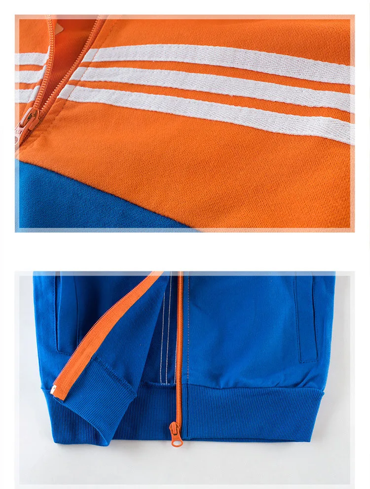Roupas de Esportes Terno para Meninos e Meninas com Capuz Crianças Outwears Manga Longa Meninos Conjunto Casual Treino Mod. 260850 9 e meninas com capuz outwears manga longa